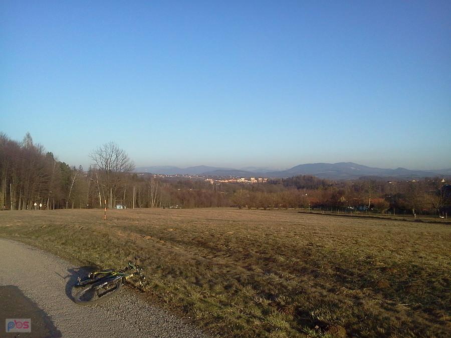 Widoczek na Cieszyn i Beskidy