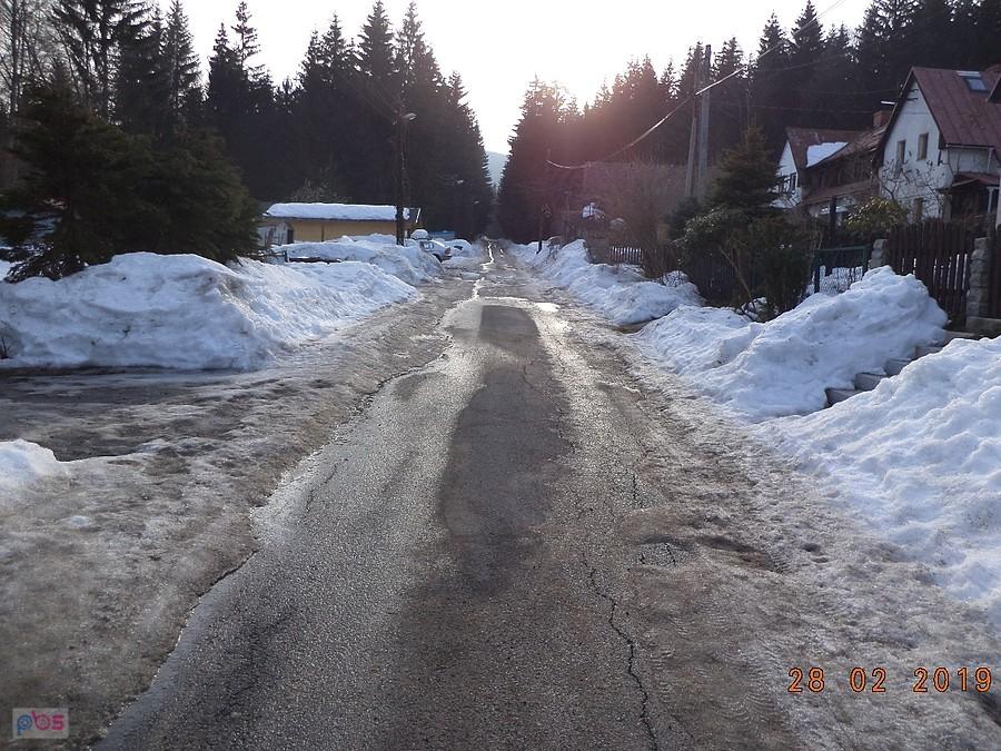 Takie waruny po 25 dniach odwilży :) - wyjazd w kierunku Jakuszyc