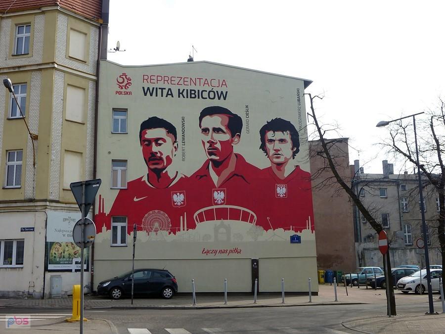 W Chorzowie na ścianie