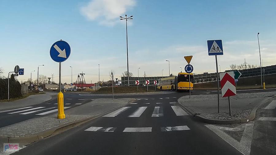 Na rondzie w Gliwicach