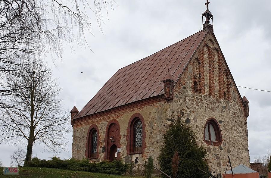 TOLCZ (niem.Tolz) Kościół filialny p.w. Matki Bożej Nieustającej Pomocy z XIV w.