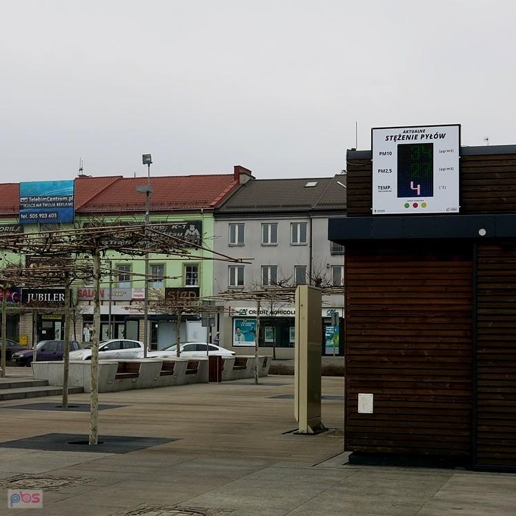 Jakiś czas temu zawiesili tablicę - w tej chwili czyste powietrze