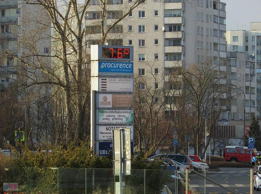Temperatura jak najbardziej przedwiosenna