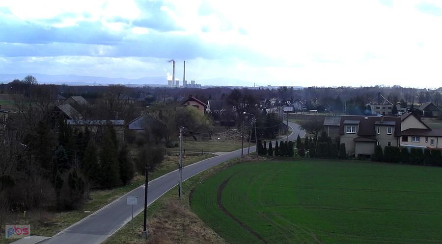 W oddali elektrownia Dětmarovice