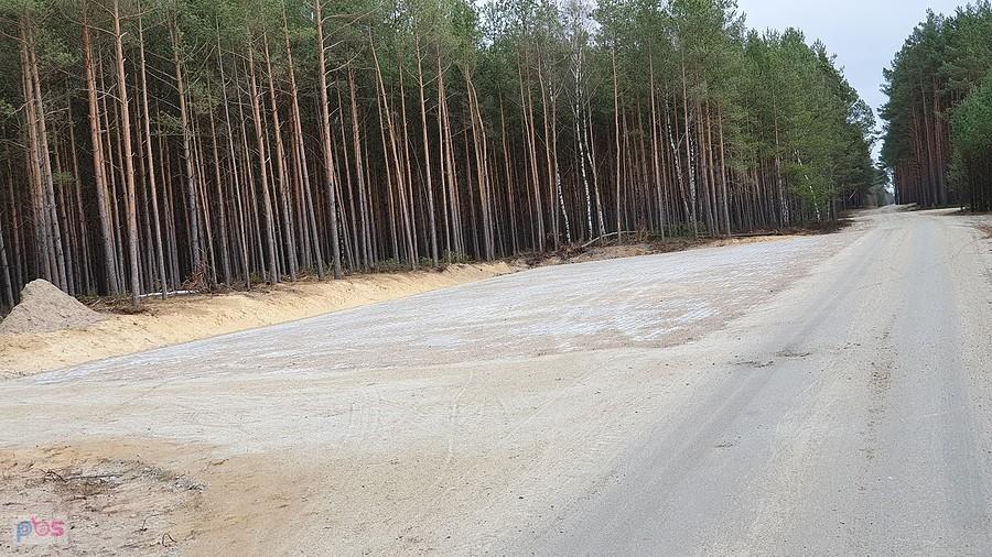Droga ze Zdunowa do Niedźwiedzia.