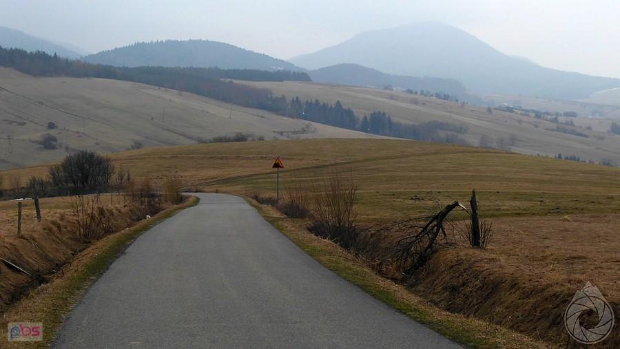 na koniec dnia - zamglona Lackowa