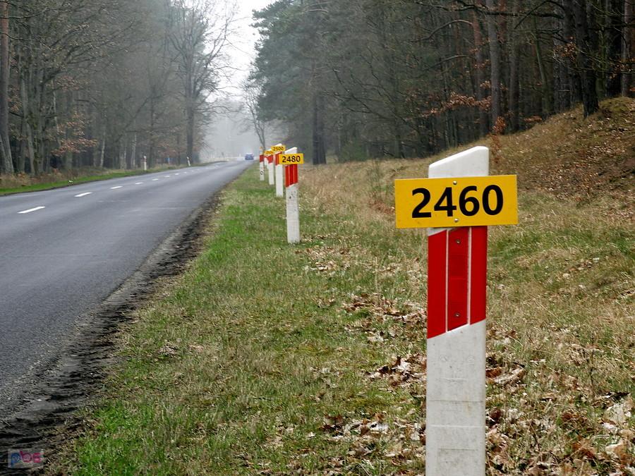 co znaczy ta zmiana oznakowania - miejsce tuż przed słupkiem 22.7