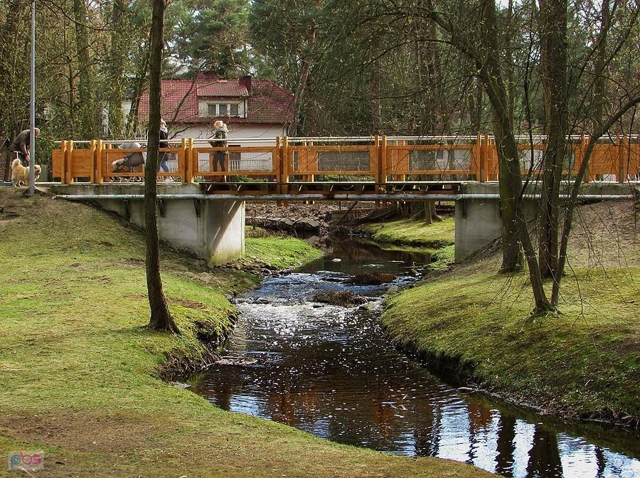 Mostek nad Małą w Parku Zdrojowym