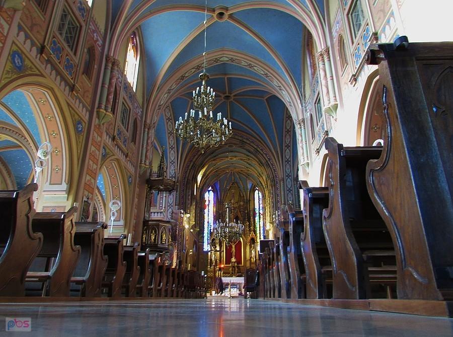 Mogielnica - wnętrze kościoła św. Floriana