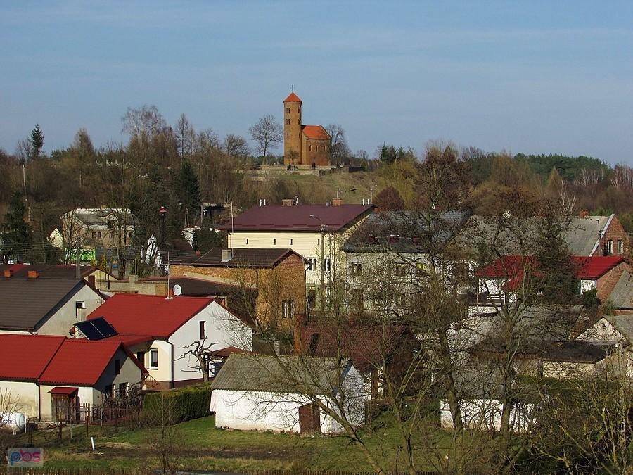 Panorama Inowłodza z zamku
