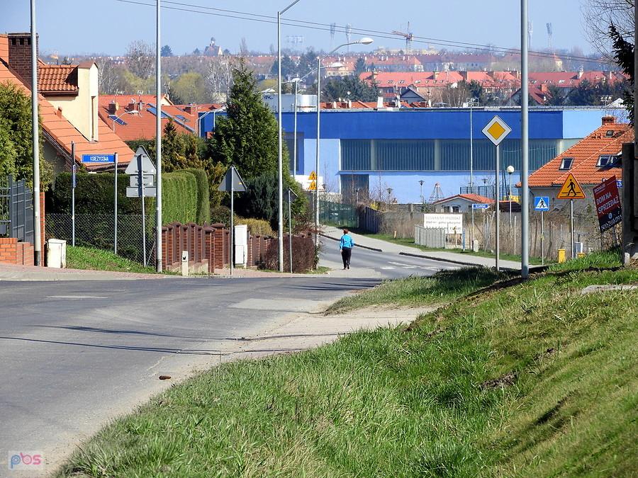 W oddali Szczecin - widok z Mierzyna.