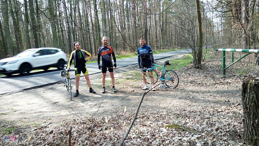 Pauza w lesie za Odolanowem