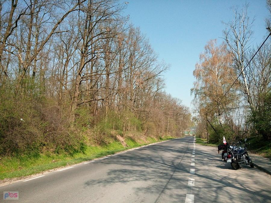 Pierwsza część zjazdu z Żerkowie