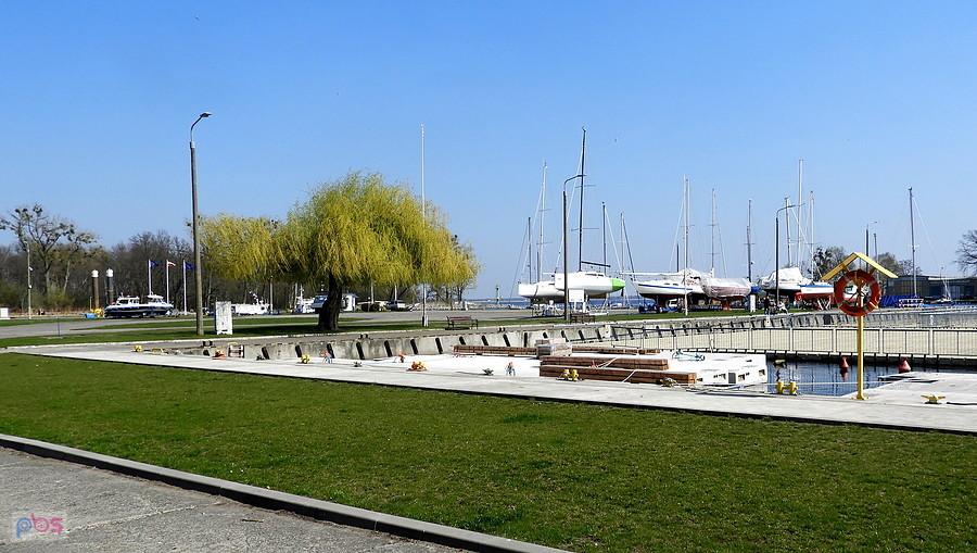 Trzebież - port jachtowy.