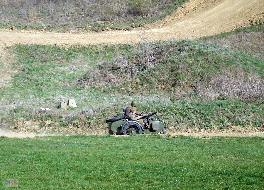 Inscenizacja militarna z okazji 74 rocznicy wyzwolenia Głogowa