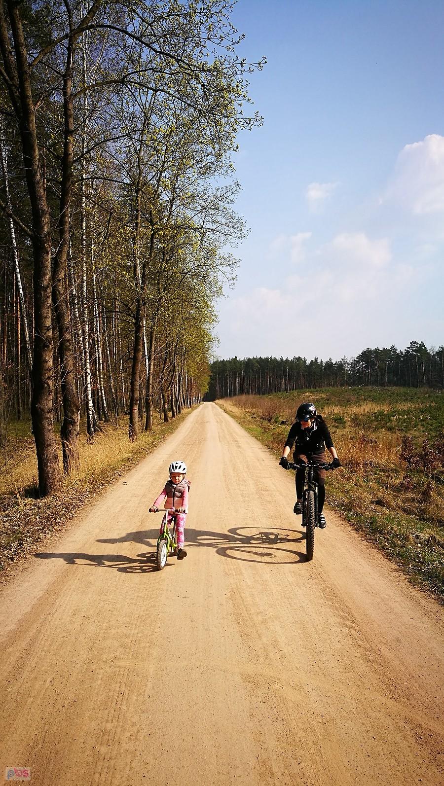 Moje dwie rowerzystki