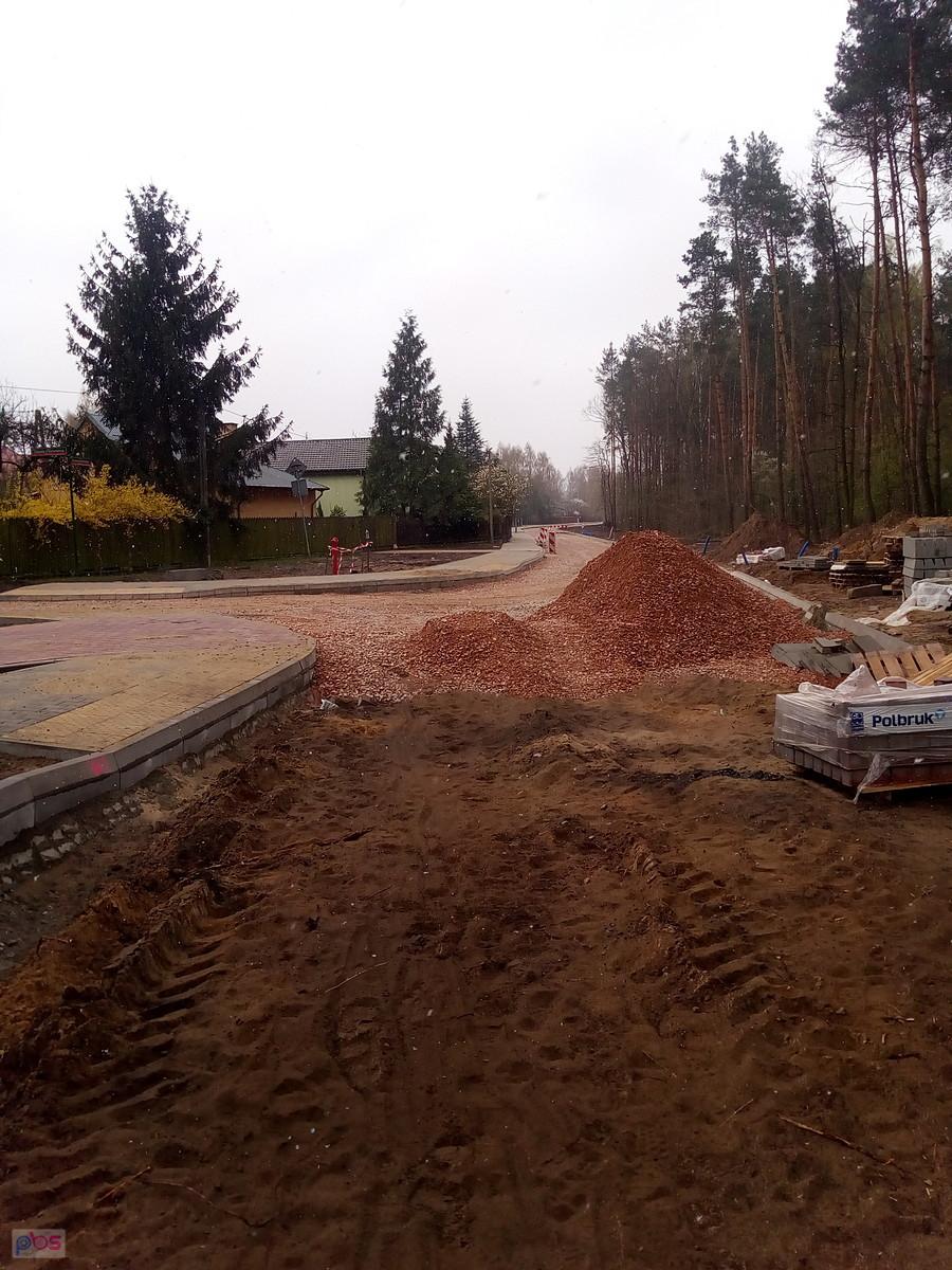 Przebudowa drogi w Klaudynie