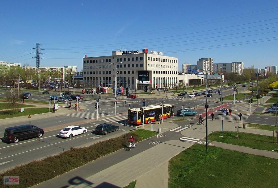 Skrzyżowanie al. KEN i Ciszewskiego