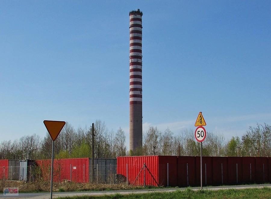Komin w Mosznie - świetny drogowskaz w okolicach Pruszkowa
