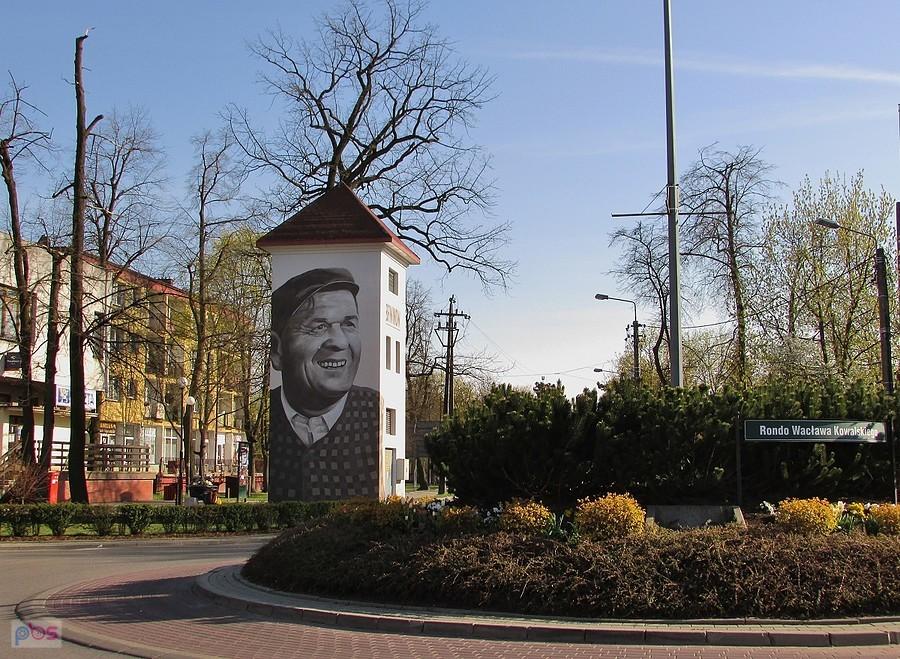 Brwinów - mój cel, mural Wacława Kowalskiego
