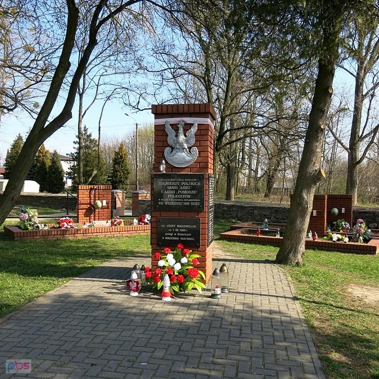 Kwatera wojskowa na cmentarzu brzezińskim
