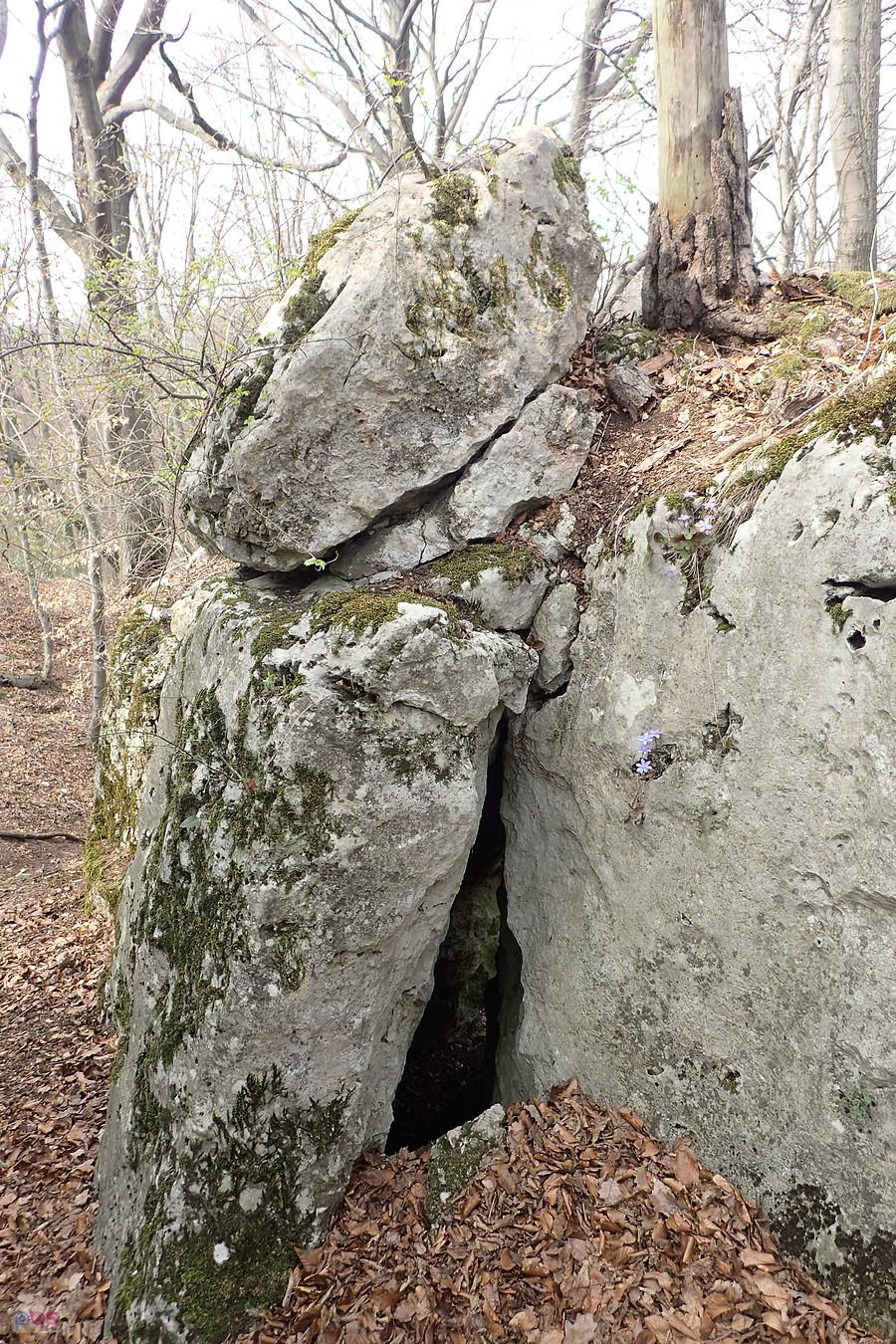 Szczelina nad Pośrednimi - Sokole Góry