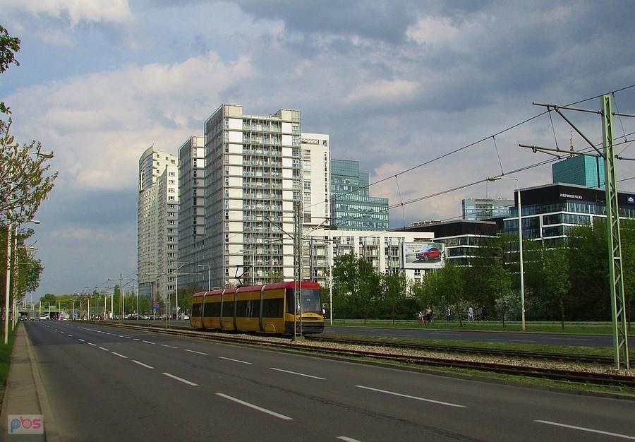 Tramwaj linii 41 na Słomińskiego