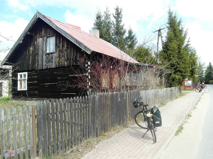 Mazurskie zabudowania Jabłonka- Mazury