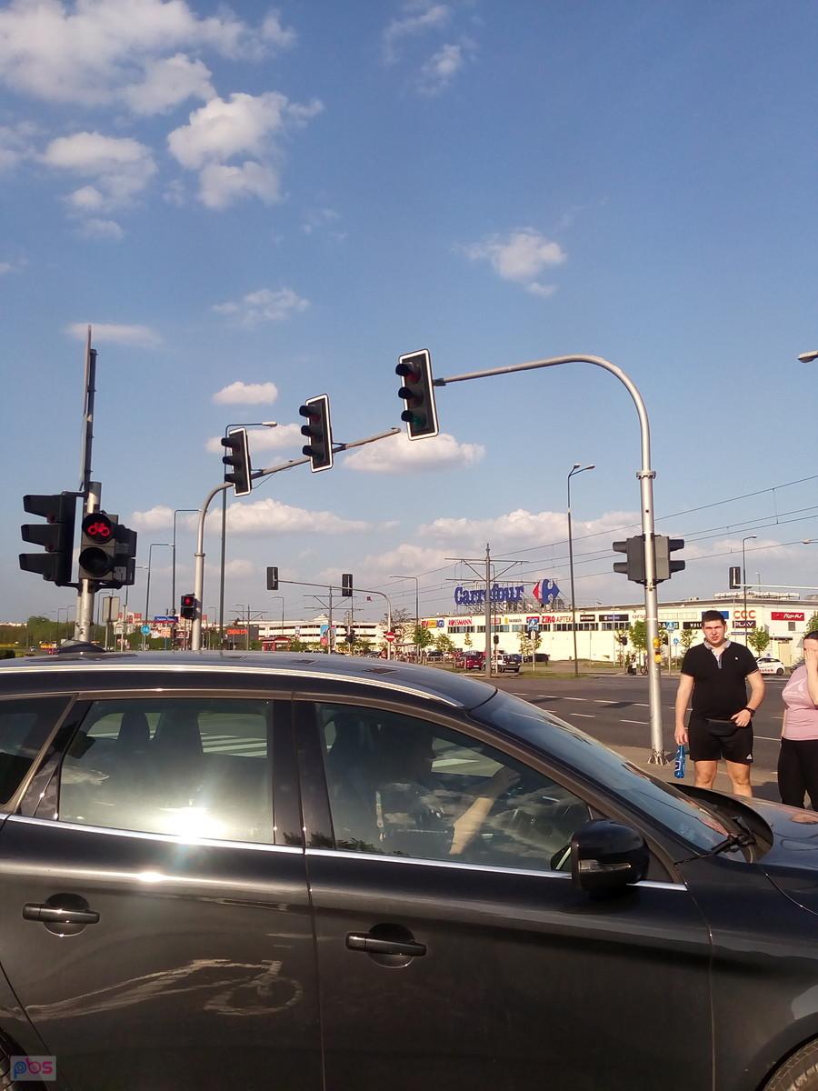 Wjechał mi w kadr...
