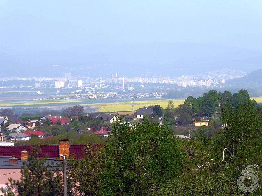Košice z podjazdu na granicę