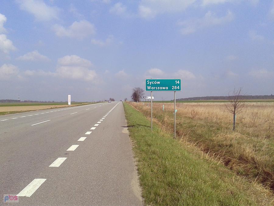 Do domu połowa co do Warszawy
