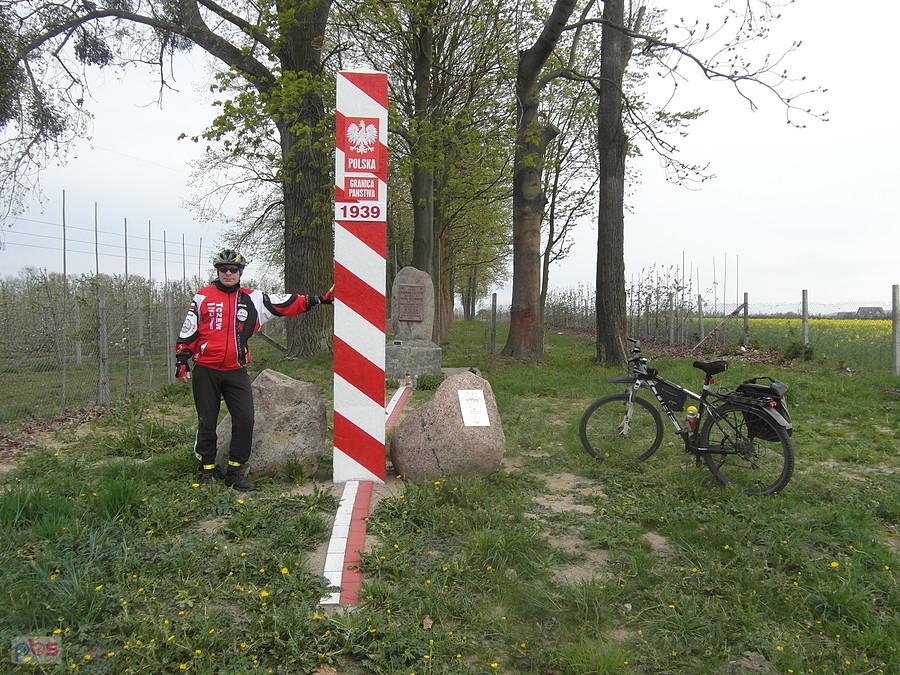 Symboliczny słupek graniczny pomiędzy Wolnym Miastem Gdańsk a Polską