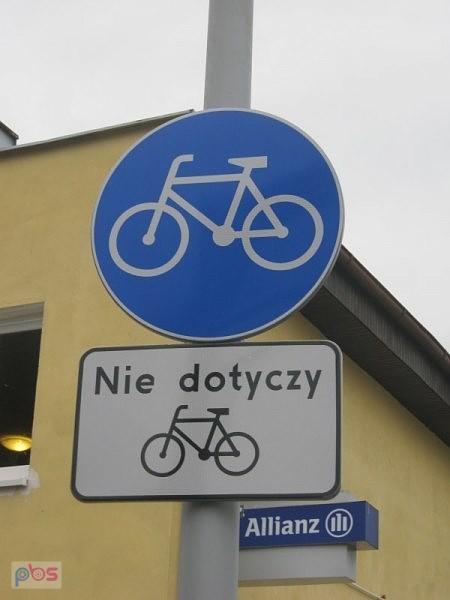 Z archiwum Toruńskich absurdów rowerowych