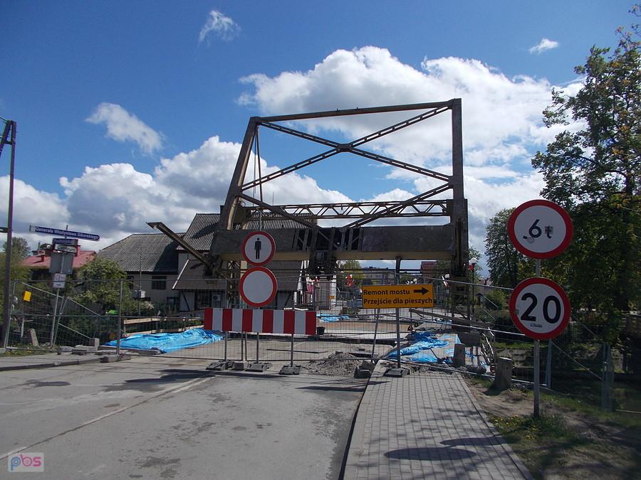 Remont mostu w Nowym Dworze Gdańskim