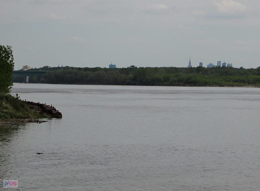 Taki widok na Wisłę z Tarchomina