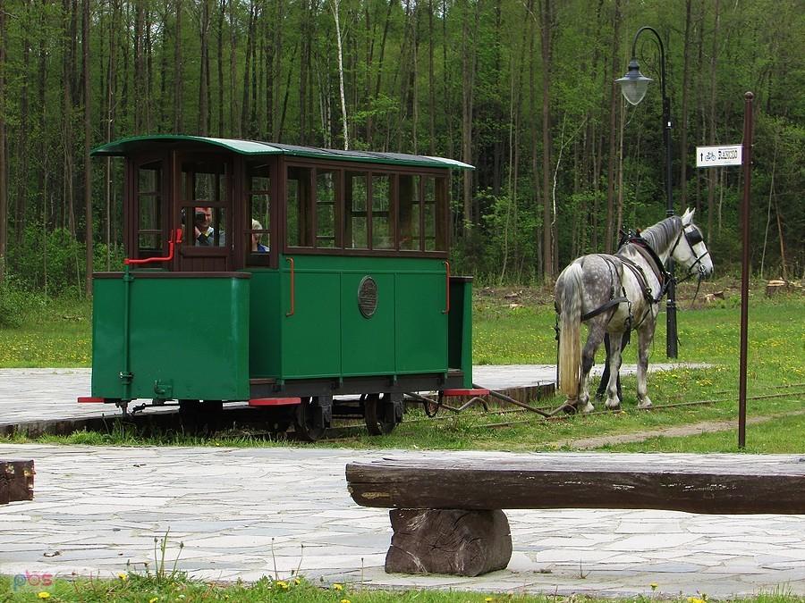 Przystanek tramwaju konnego w Mrozach