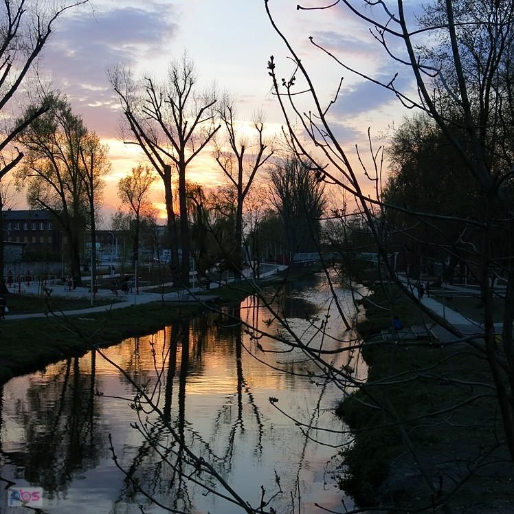 Zachód nad Wolbórką