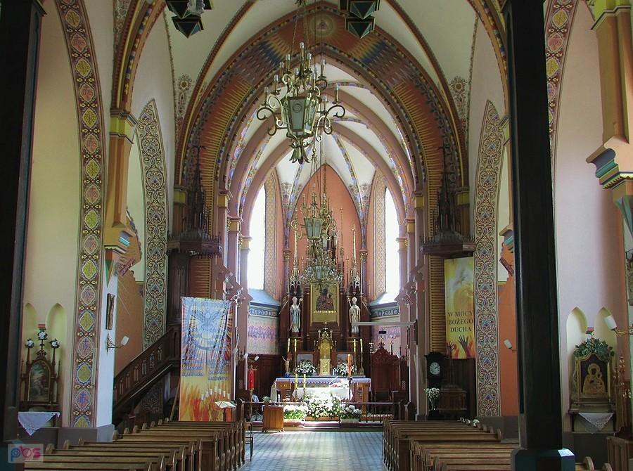 Sońsk - wnętrze kościoła parafii Świętego Wita, Modesta i Krescencji