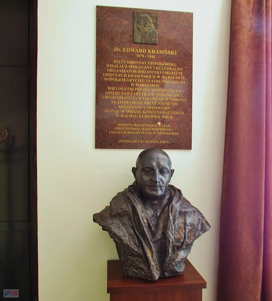 Hrabia Edward Krasiński - piąty ordynat opinogórski zamordowany przez Niemców w Dachau
