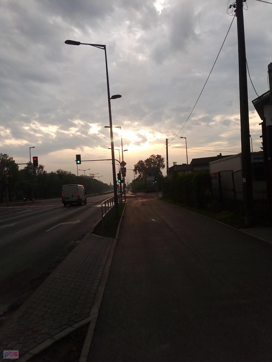Rano nawet wyjrzało słońce