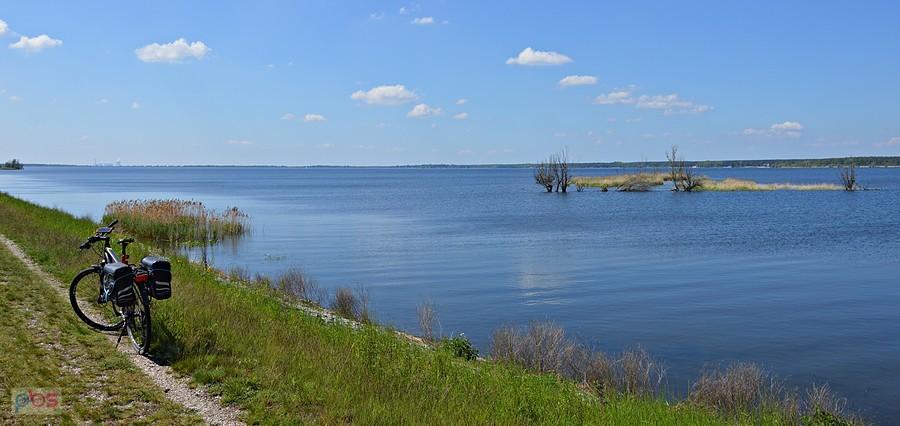 Jezioro Turawskie - widok z południowego brzegu.
