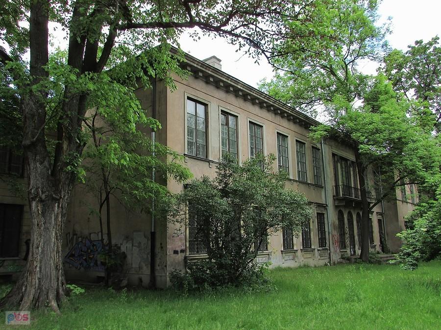 Pałac Błękitny od strony Ogrodu Saskiego