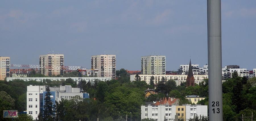 Fragment Szczecina - widok z ulicy Górnej w Bezrzeczu.