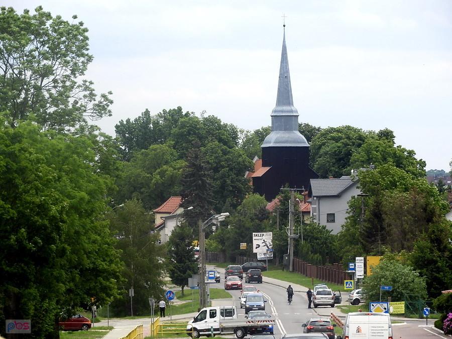 Na horyzoncie Mierzyn, miejscowość pod Szczecinem.