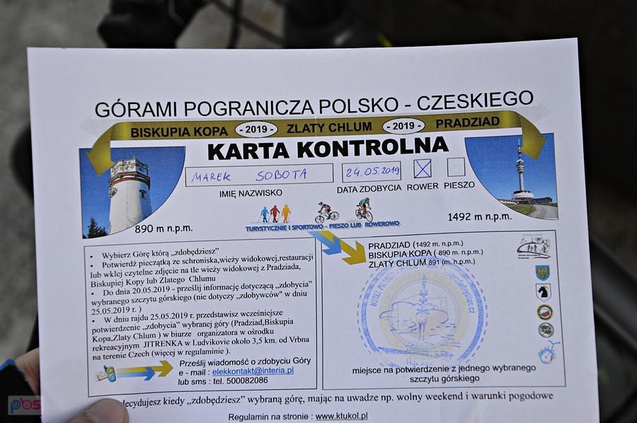 Karta kontrolna - jest "razitka" to można dupać do domu.
