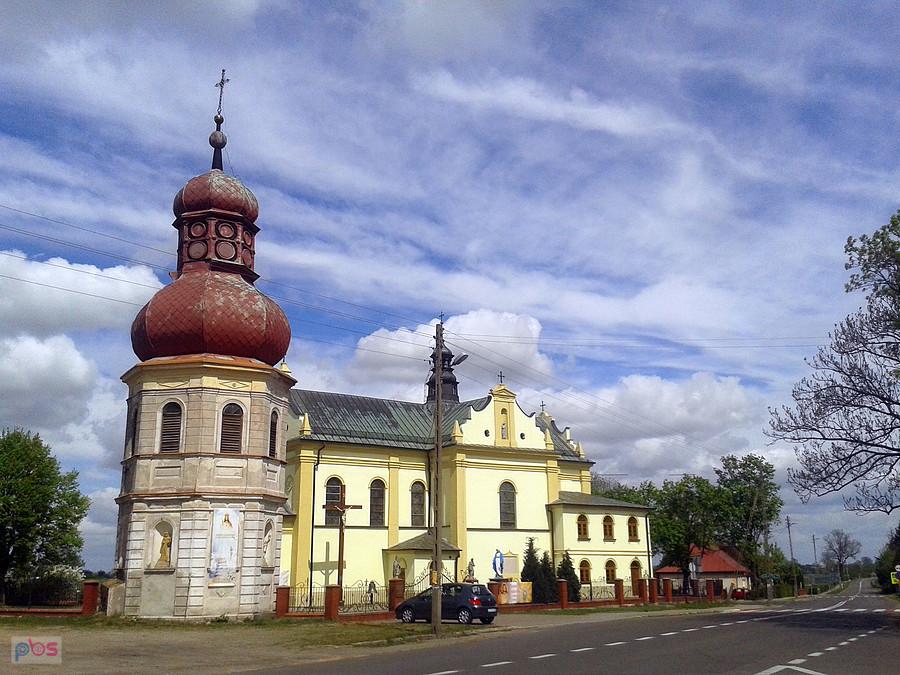 Kościół p.w. Wniebowzięcia Najświętszej Maryi Panny. Łanięta