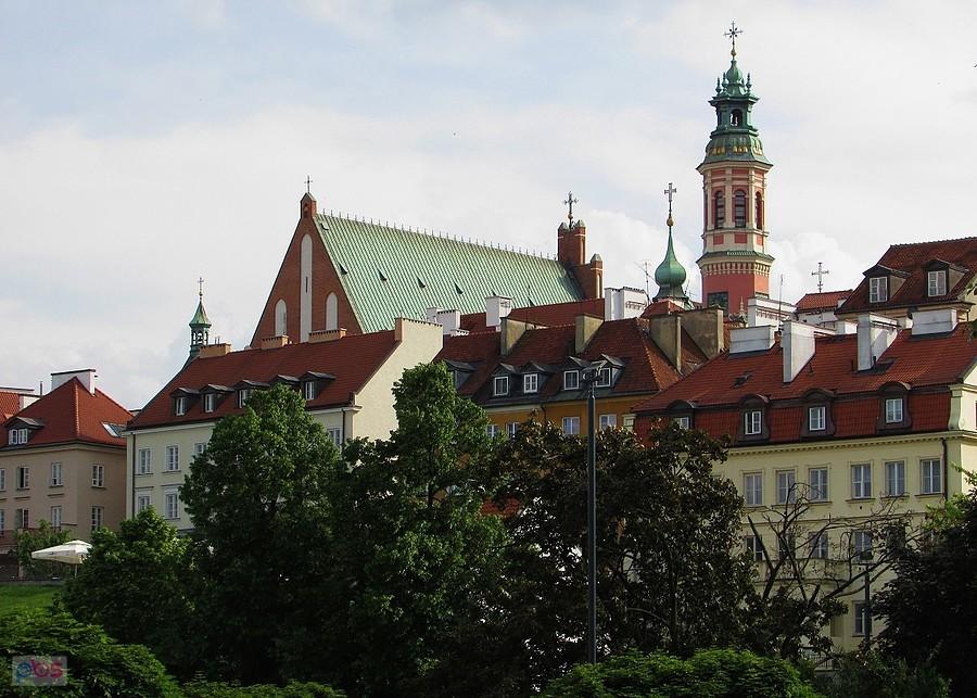 Widok na Stare Miasto z ul. Wodnej