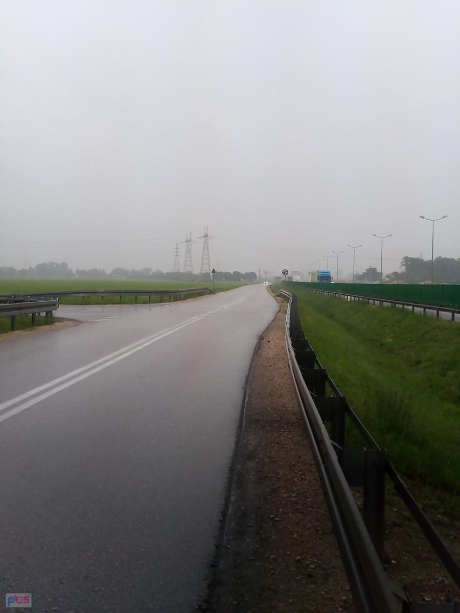 Deszcz na technicznej