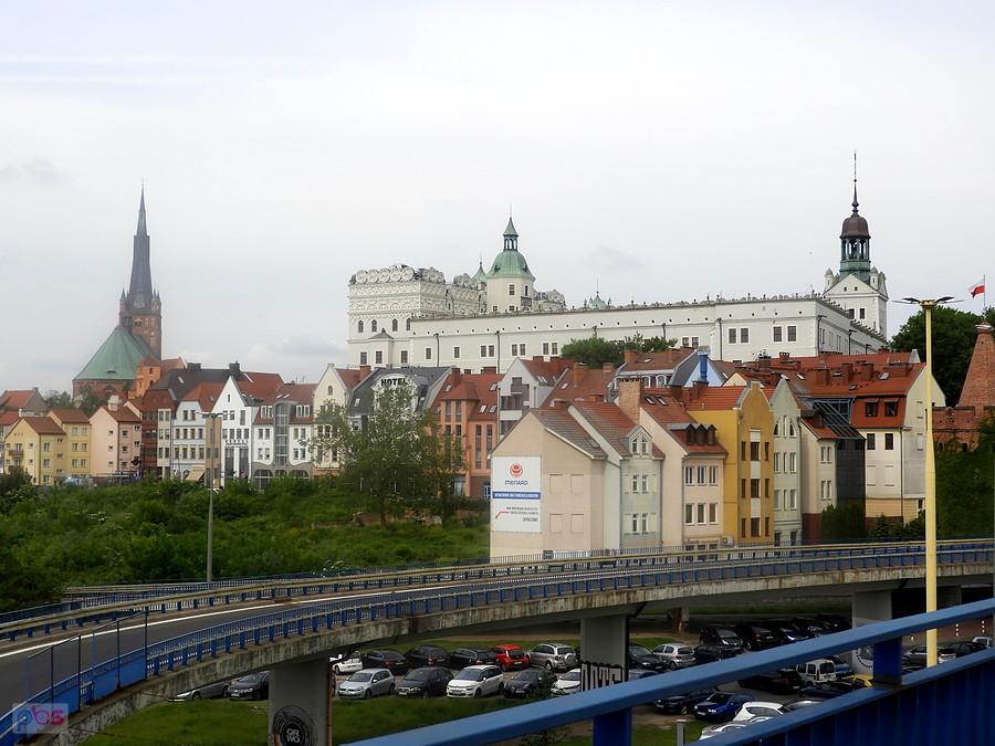 Zdjęcie z pierwszego mostu nad Odrą.