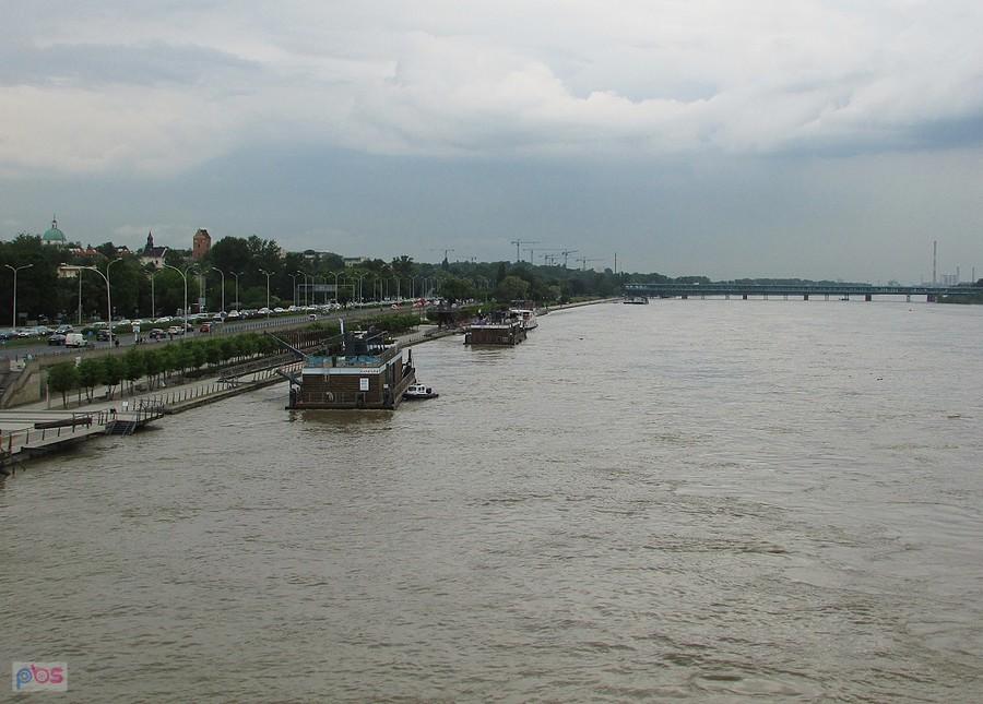 Wysoka woda na Wiśle